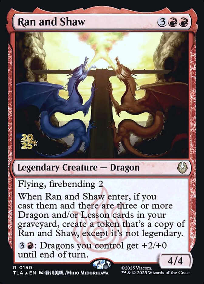 Ran and Shaw, Avatar: The Last Airbender Promos Card Art