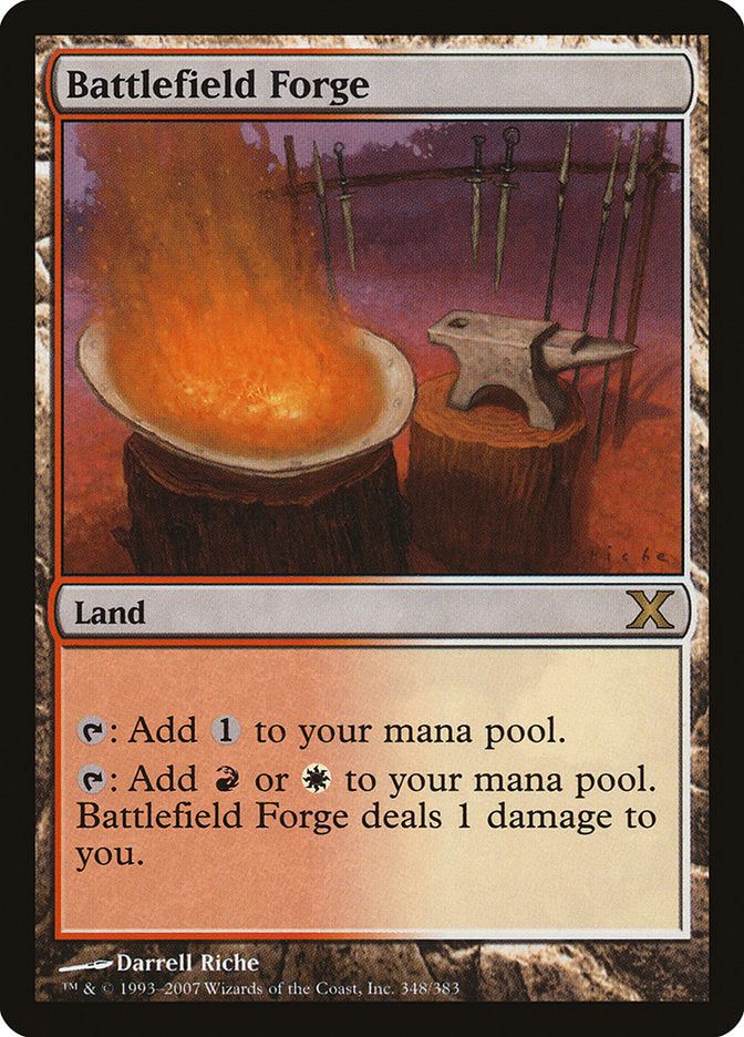 Battlefield Forge, Tenth Edition Card Art