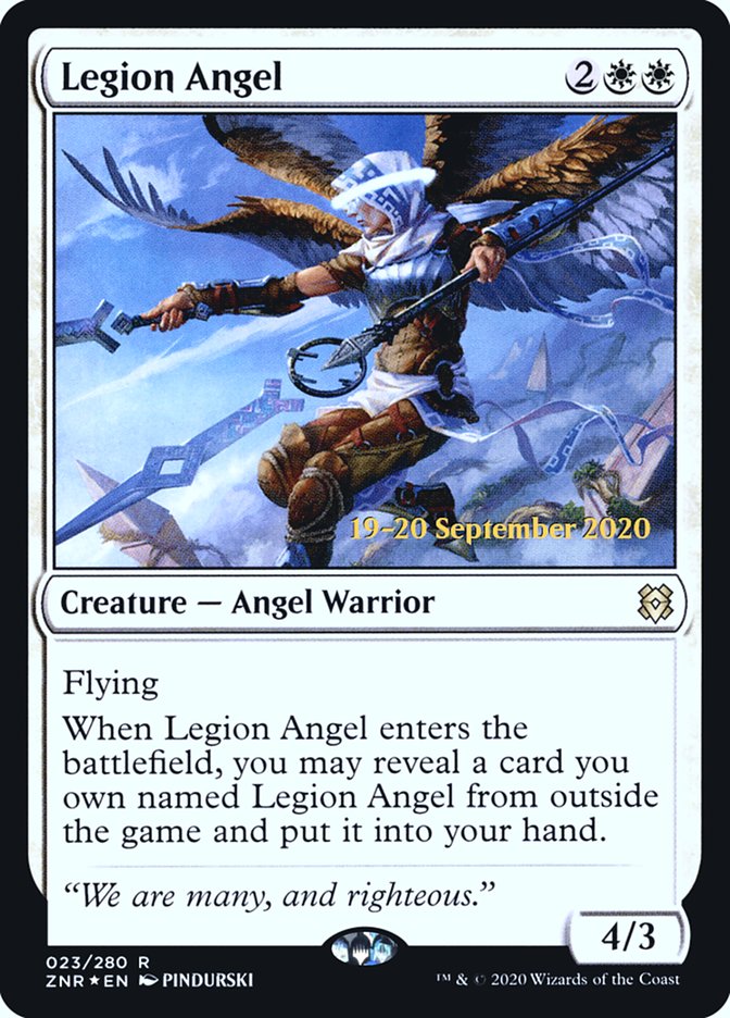 Legion Angel, Zendikar rising promos Card Art