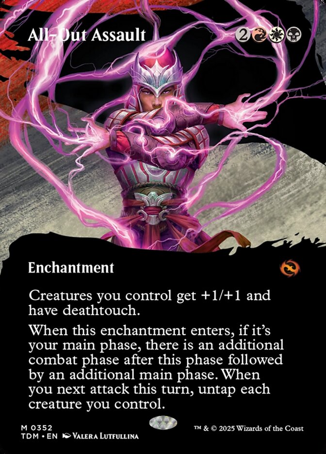 All-Out Assault, Tarkir: dragonstorm Card Art