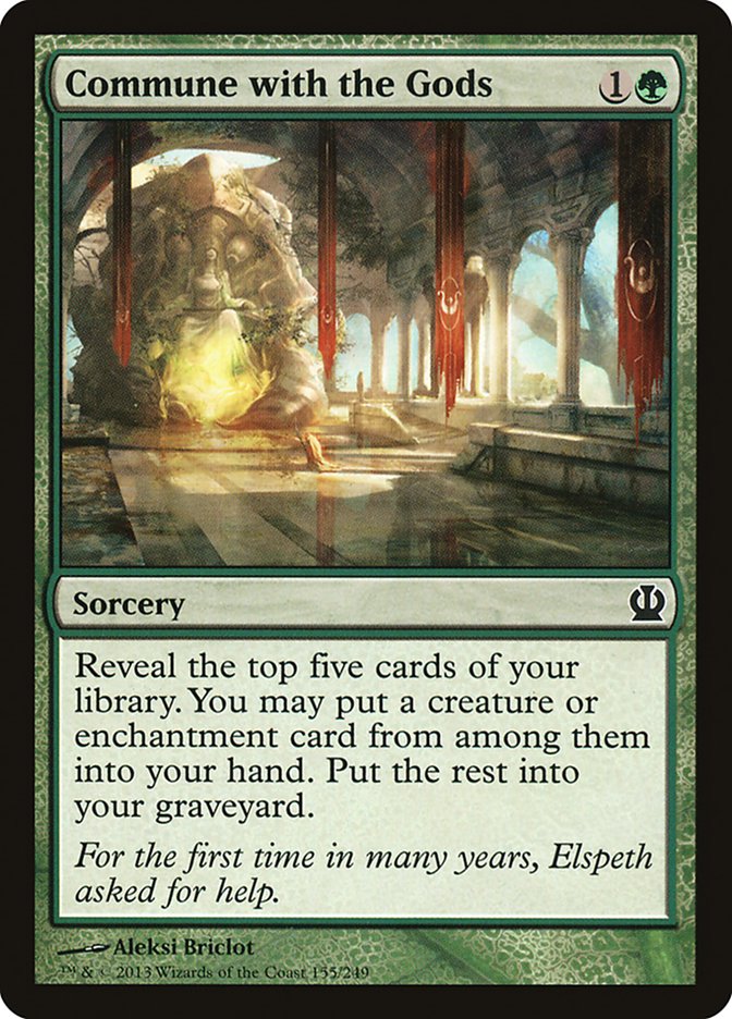 Commune with the Gods, Theros Card Art