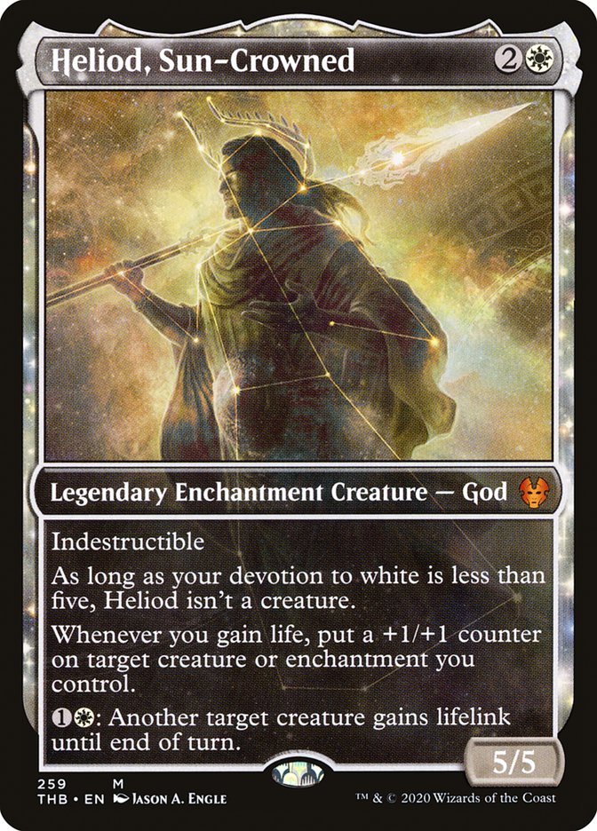 Heliod, Sun-Crowned, Theros beyond death Card Art