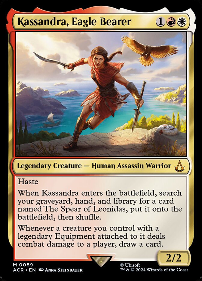 Kassandra, Eagle Bearer, Assassin's creed Card Art