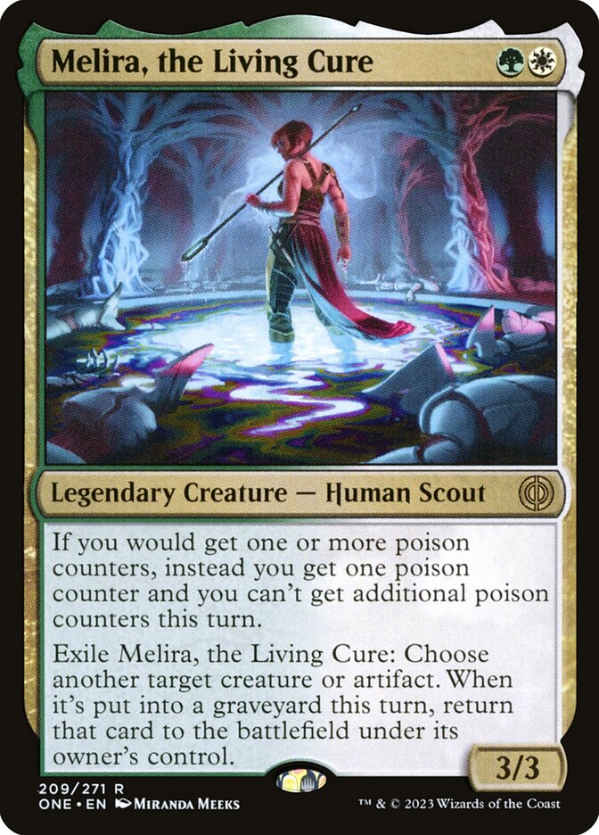 Melira, the Living Cure, Phyrexia: all will be one Card Art