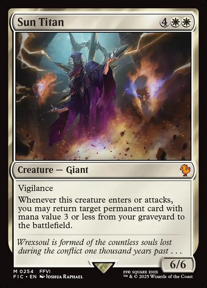 Sun Titan, Final fantasy commander Card Art