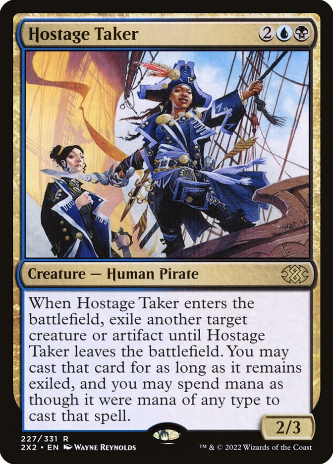 Hostage Taker, Double masters 2022 Card Art