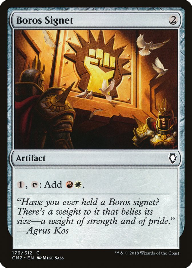 Boros Signet, Commander Anthology Volume Ii Card Art