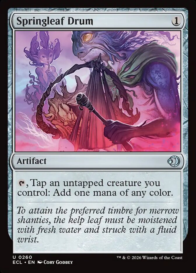 Springleaf Drum, Lorwyn Eclipsed Card Art