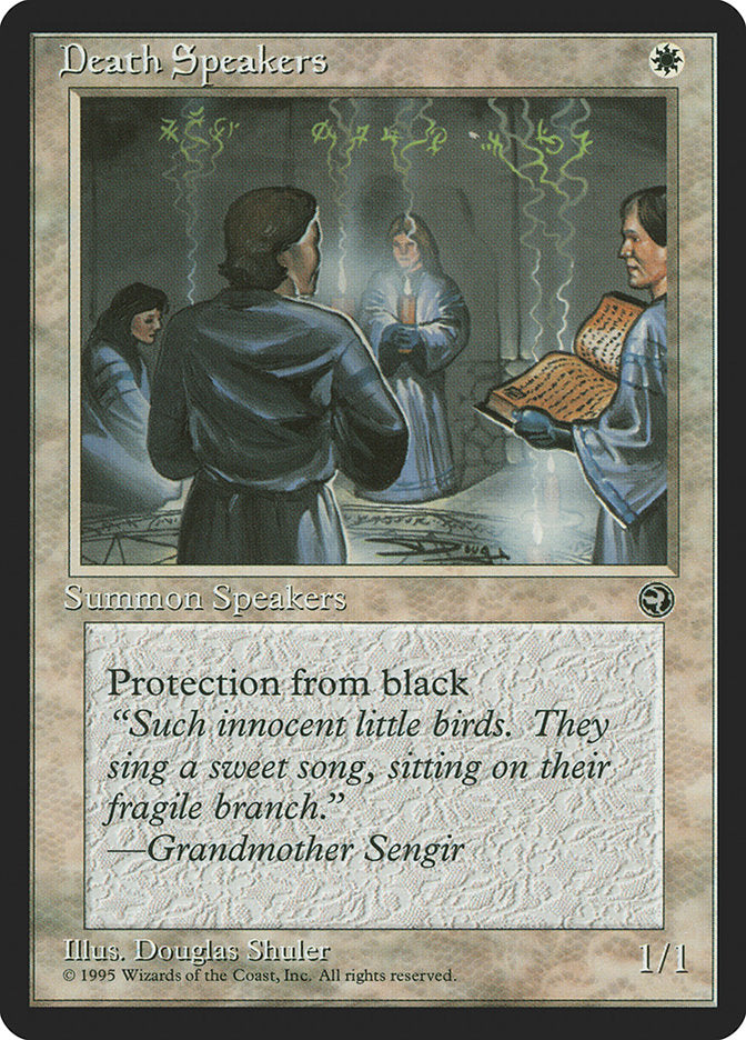 Death Speakers, Homelands Card Art