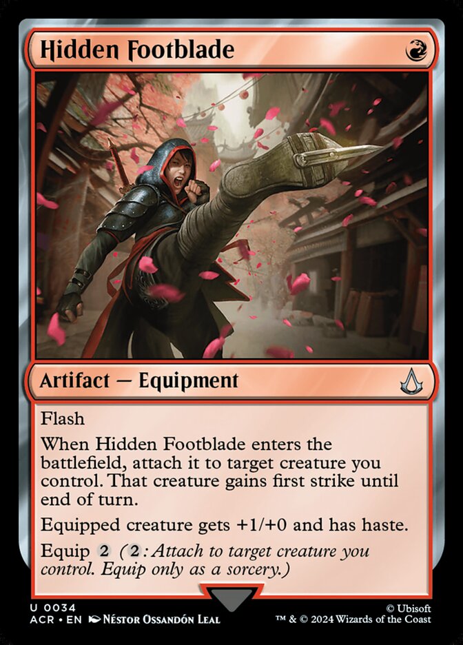 Hidden Footblade, Assassin'S Creed Card Art