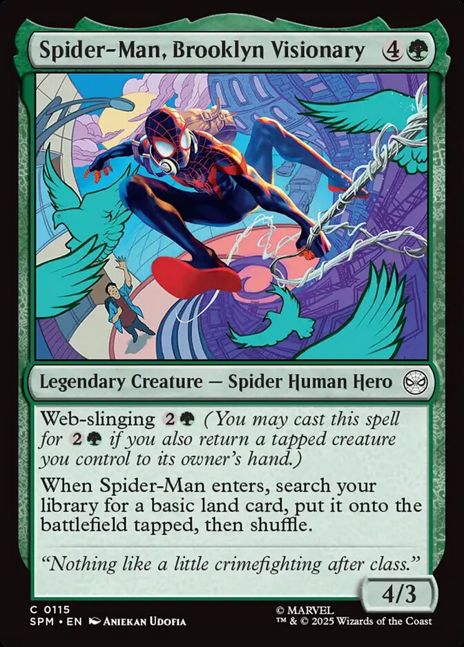 Spider-Man, Brooklyn Visionary, Marvel'S Spider-Man Card Art