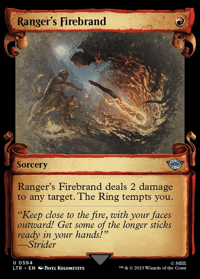 Ranger's Firebrand, The lord of the rings: tales of middle-earth Card Art