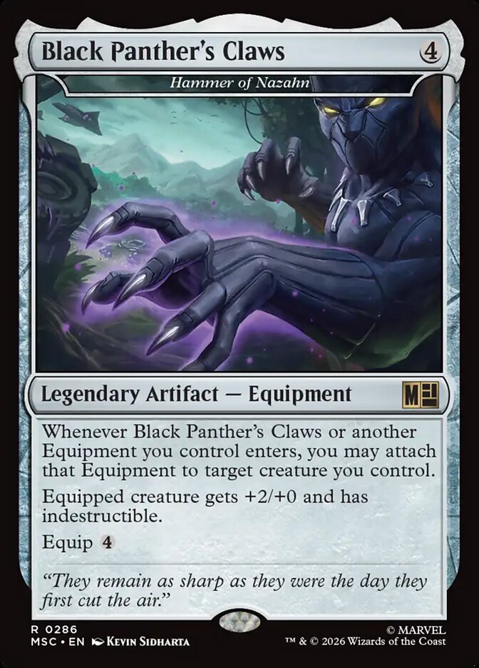 Hammer of Nazahn, Marvel Super Heroes Commander Card Art