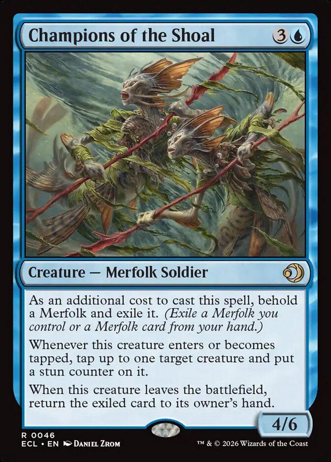 Champions of the Shoal, Lorwyn Eclipsed Card Art