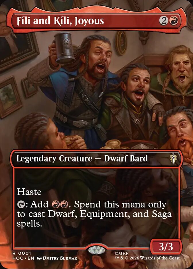 Fíli and Kíli, Joyous, The Hobbit Eternal Card Art