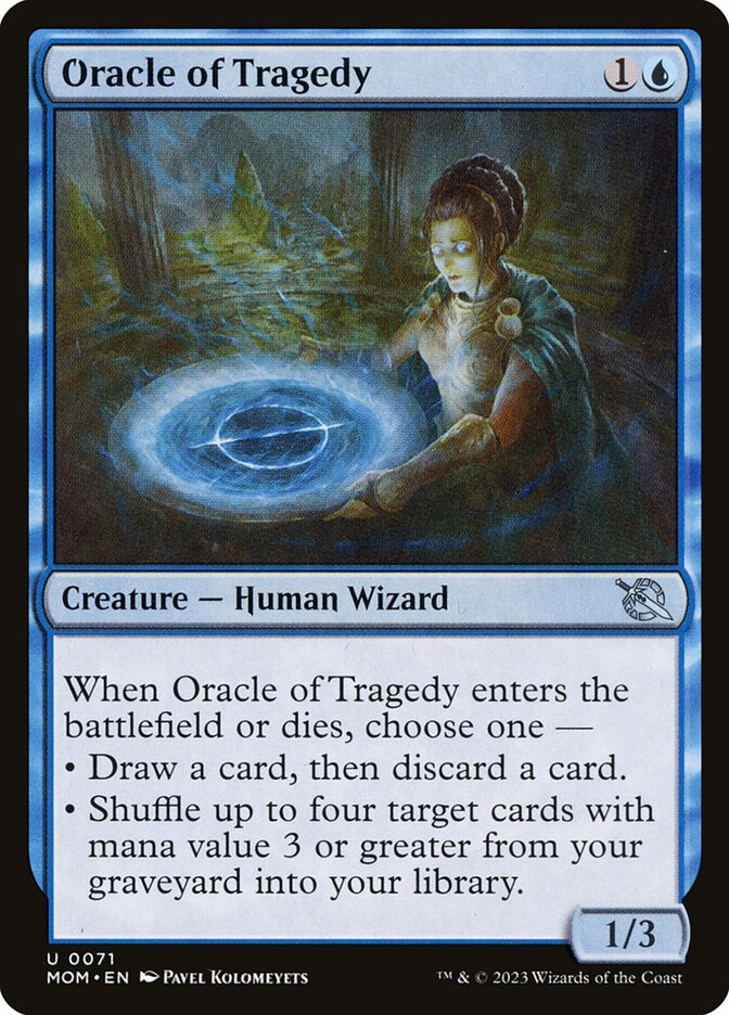 Oracle of Tragedy, March Of The Machine Card Art
