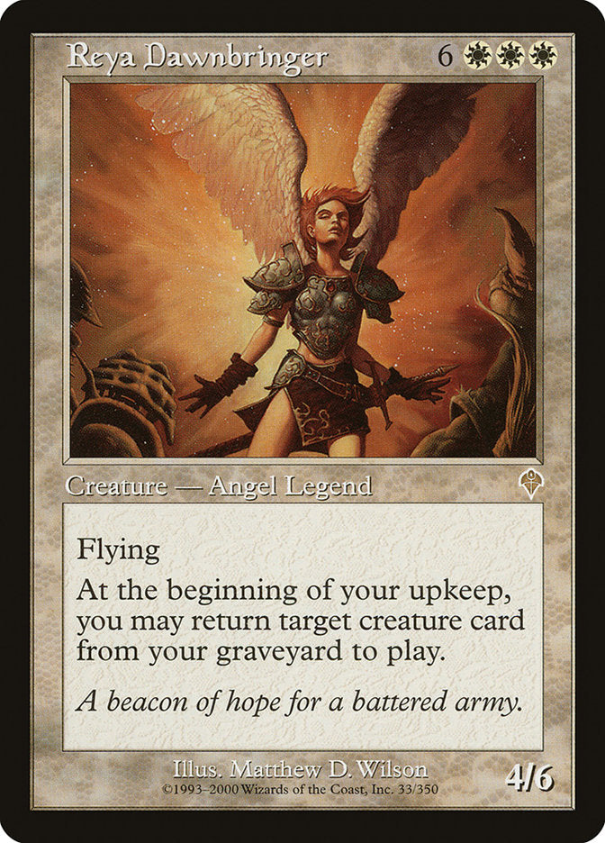 Reya Dawnbringer, Invasion Card Art