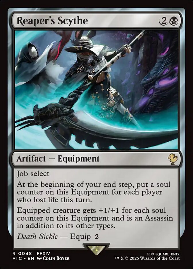 Reaper's Scythe, Final fantasy commander Card Art