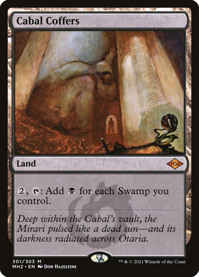 Cabal Coffers, Modern horizons 2 Card Art