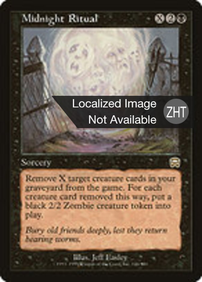 Midnight Ritual, Mercadian Masques Card Art