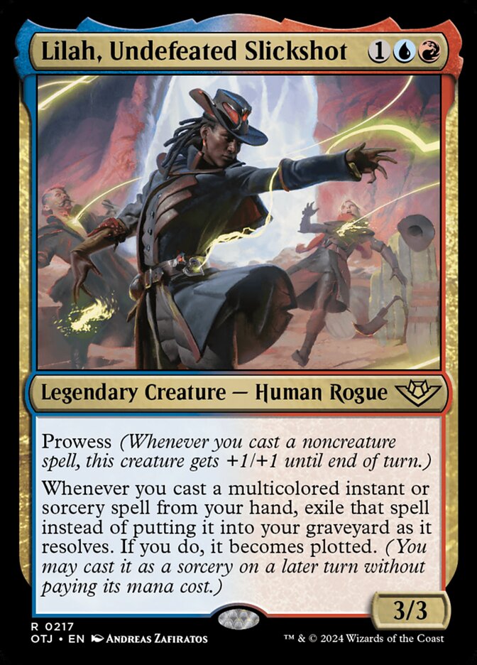 Lilah, Undefeated Slickshot, Outlaws of thunder junction Card Art