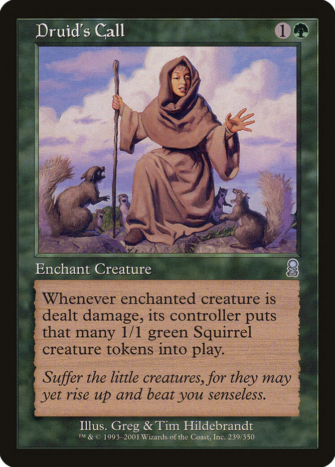 Druid's Call, Odyssey Card Art
