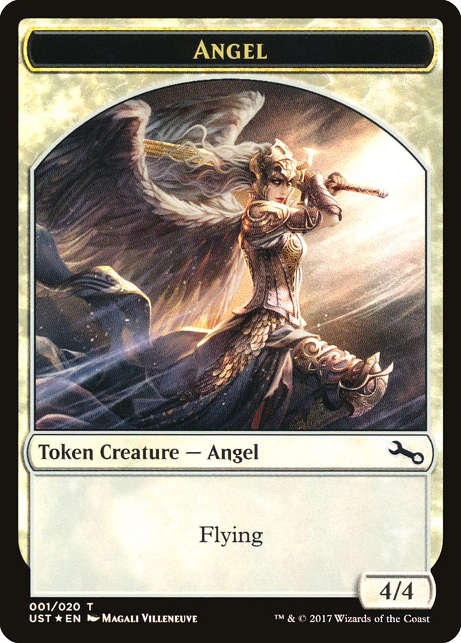 Angel // Angel, Unstable Tokens Card Art