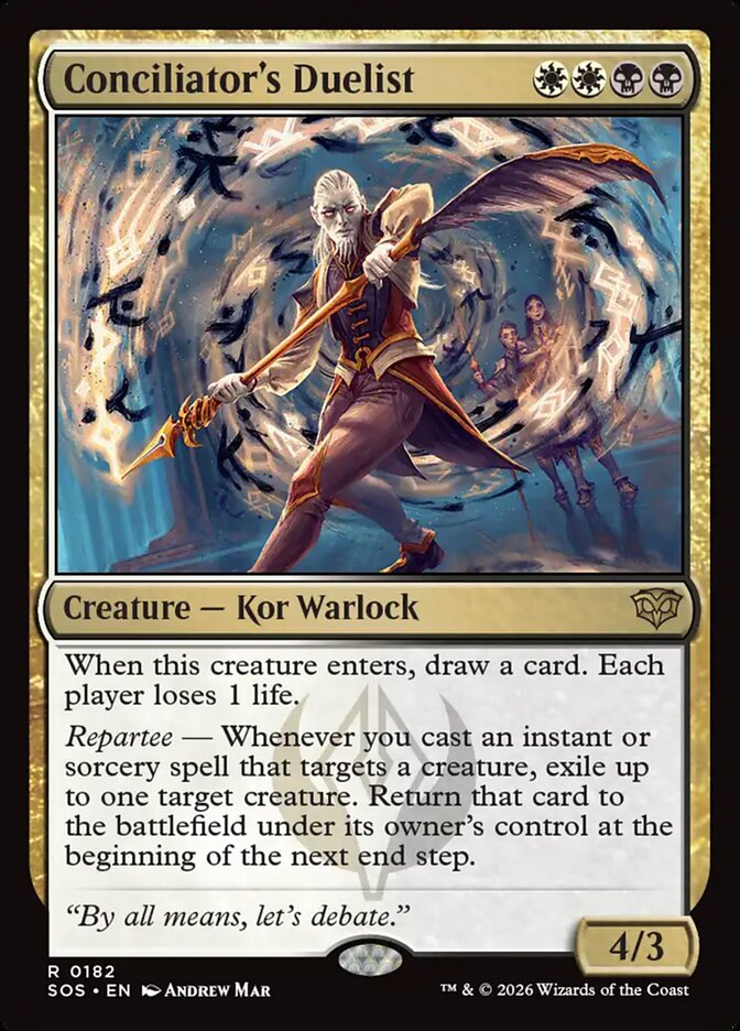 Conciliator's Duelist, Secrets Of Strixhaven Card Art