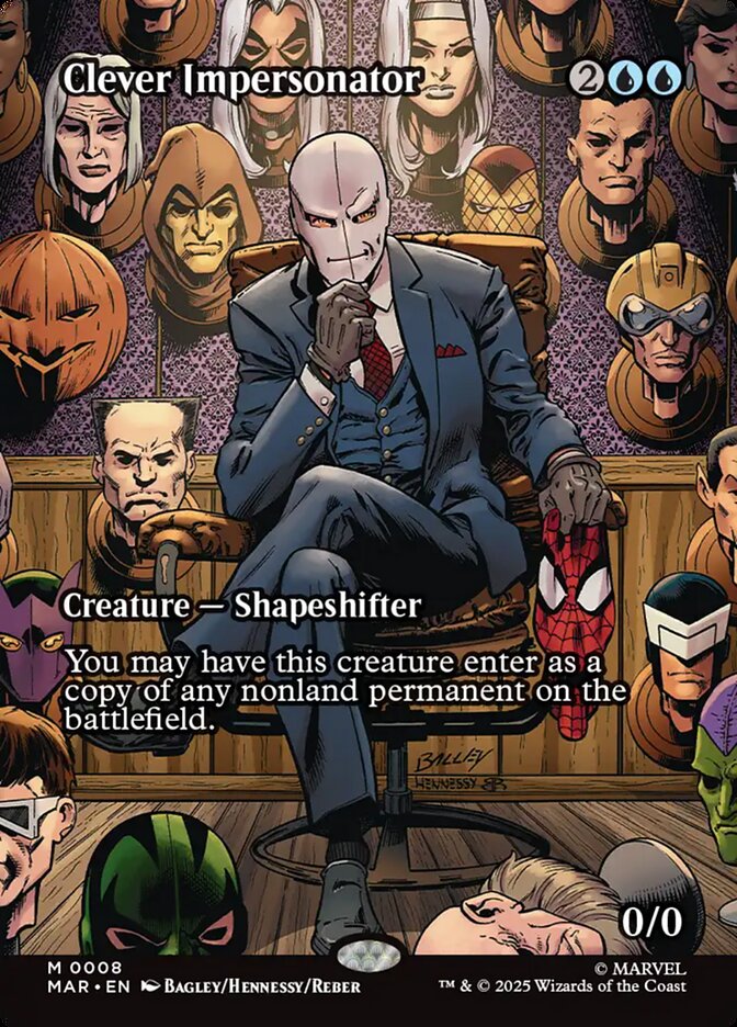 Clever Impersonator, Marvel Universe Card Art