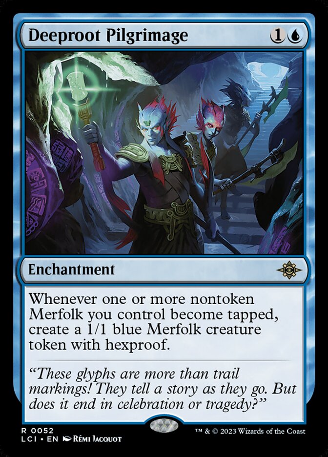Deeproot Pilgrimage, The lost caverns of ixalan Card Art