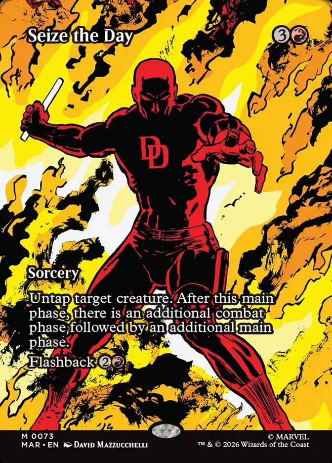 Seize the Day, Marvel Universe Card Art