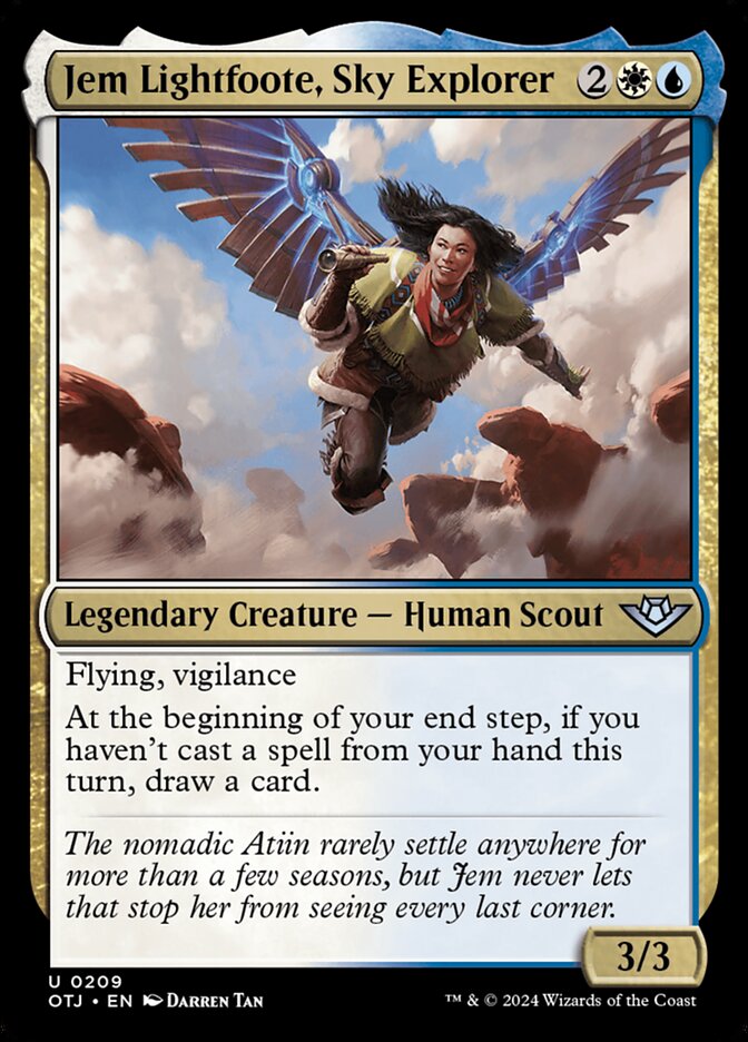 Jem Lightfoote, Sky Explorer, Outlaws of thunder junction Card Art