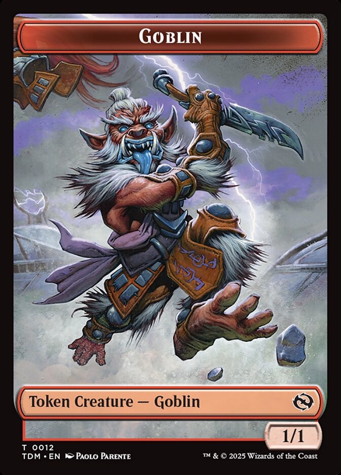 Goblin, Tarkir: dragonstorm tokens Card Art