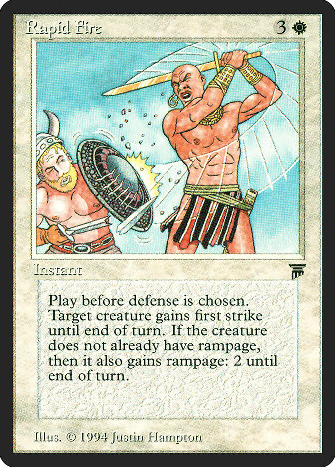 Rapid Fire, Legends Card Art