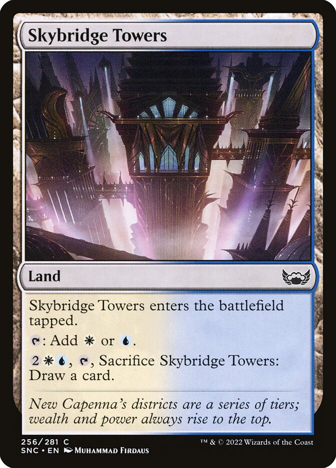 Skybridge Towers, Streets of new capenna Card Art