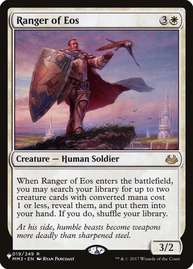 Ranger of Eos, The List Card Art