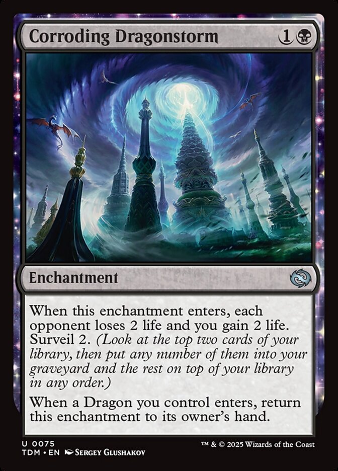 Corroding Dragonstorm, Tarkir: dragonstorm Card Art