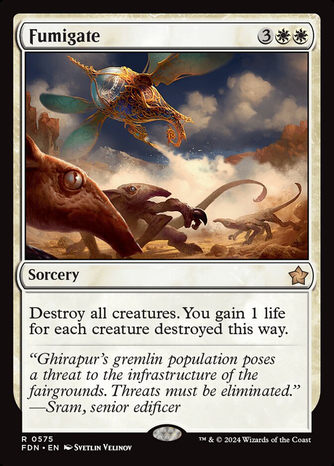 Fumigate, Foundations Card Art