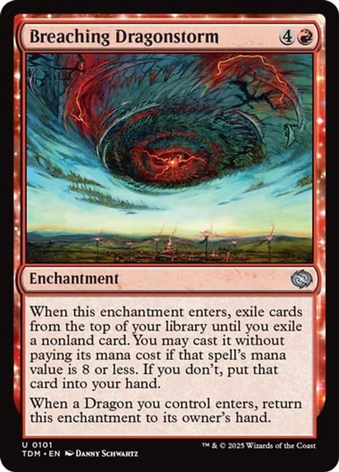 Breaching Dragonstorm, Tarkir: dragonstorm Card Art