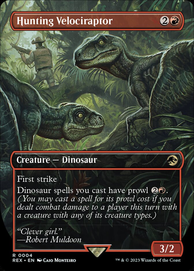 Hunting Velociraptor - Foil