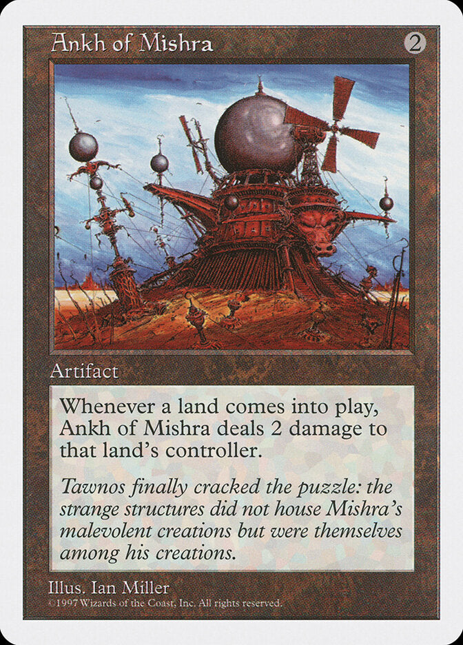 Ankh of Mishra, Fifth Edition Card Art