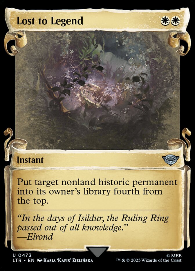 Lost to Legend, The lord of the rings: tales of middle-earth Card Art