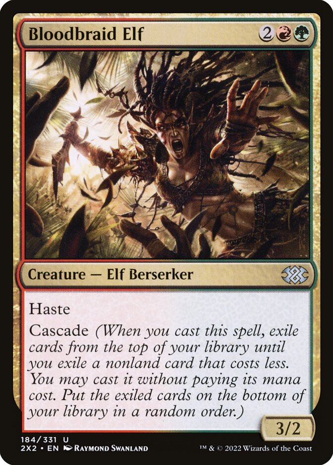 Bloodbraid Elf, Double Masters 2022 Card Art