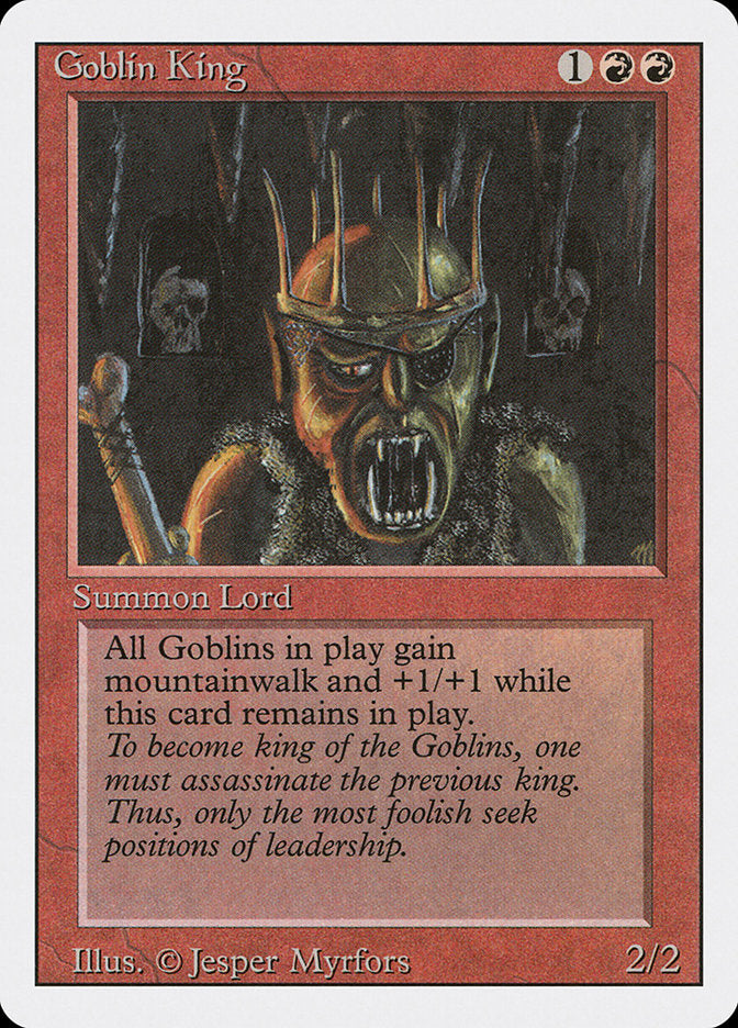 Goblin King, Revised edition Card Art