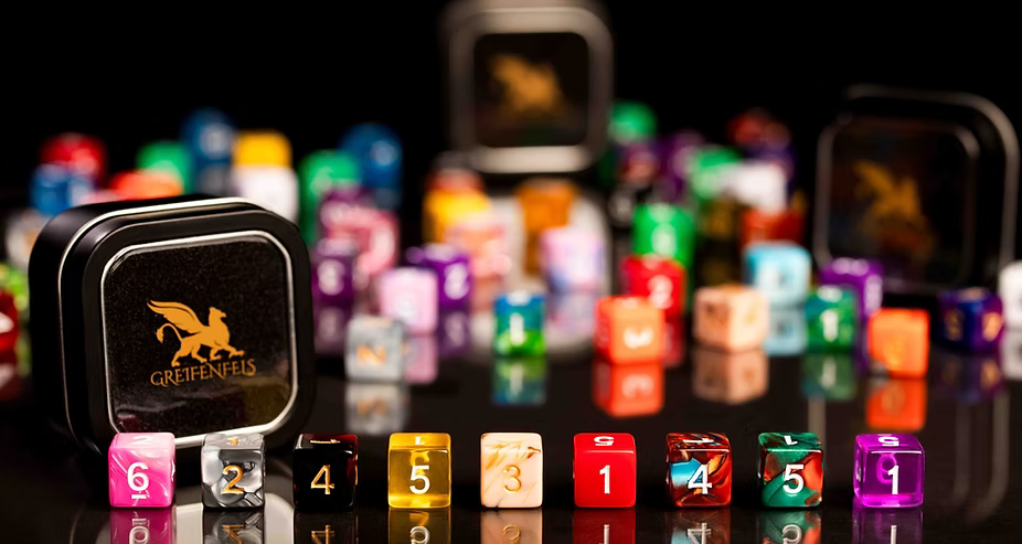 Greifenfels - Dice - D6 Series: Transparent