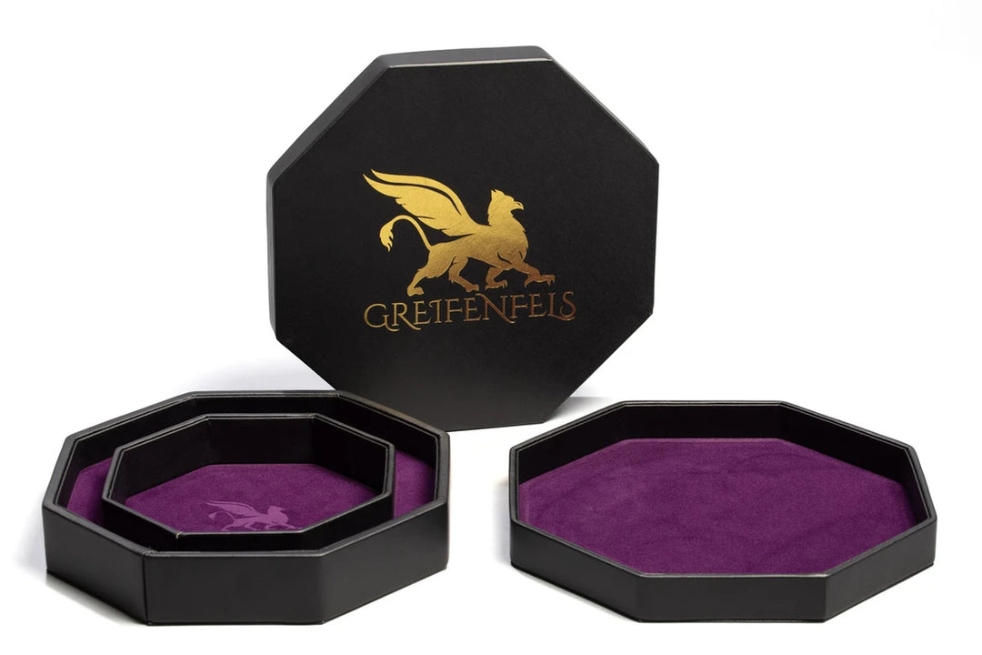 Greifenfels - Dice Tray - Octagon Series - Purple