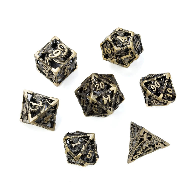 Greifenfels - Dice - Void Series - Brass Dragon