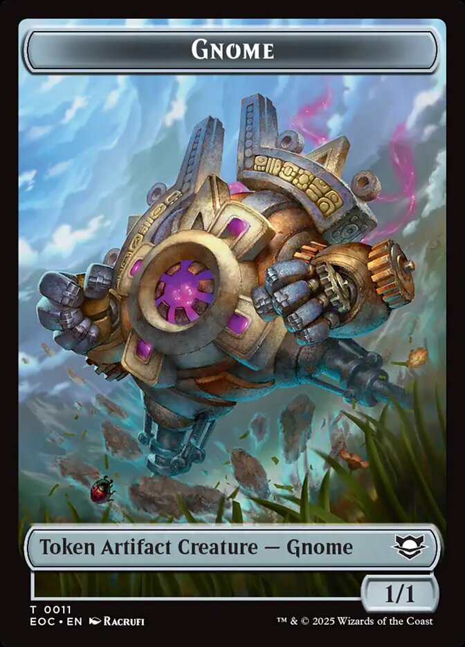 Gnome, Edge Of Eternities Commander Tokens Card Art