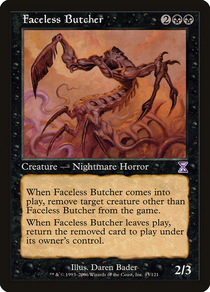 Faceless Butcher, Time Spiral Timeshifted Card Art