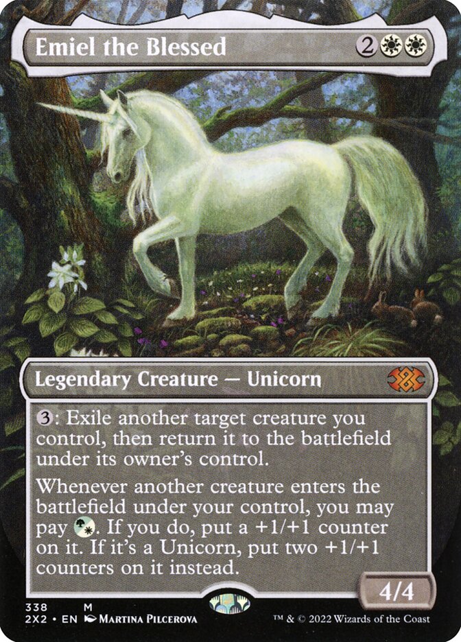 Emiel the Blessed, Double masters 2022 Card Art